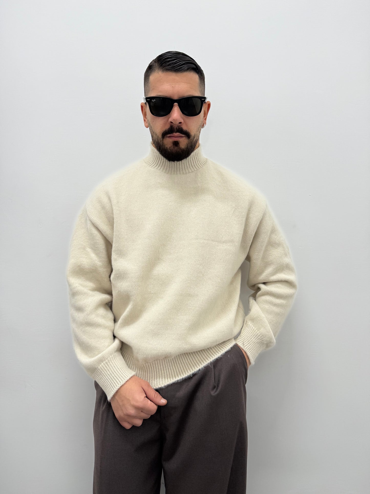 Pullover CROP "PELO"