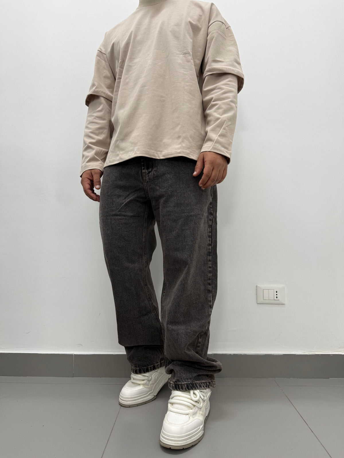 Baggy "WINE" Grey