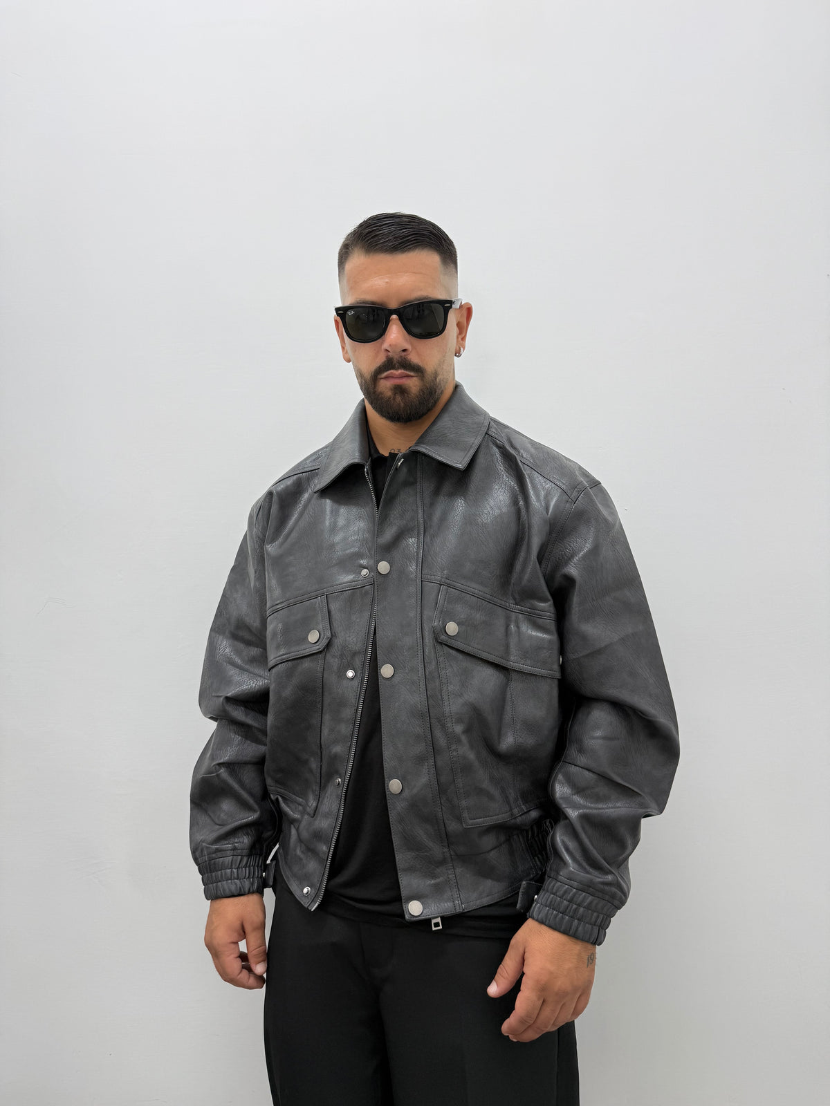 Jacket "VINTAGE EFFECT" Ecopelle