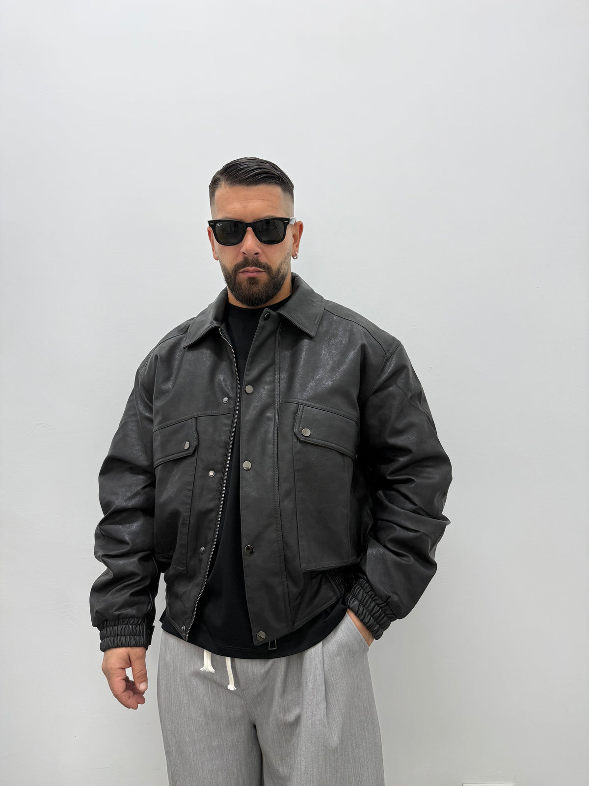 Jacket Aviator "ECOLEATHER"