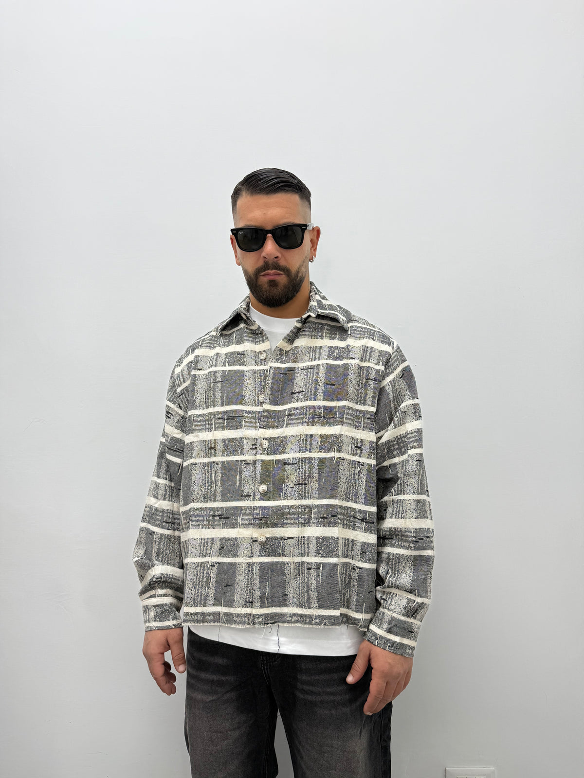 Camicia "RIPPED" Crop