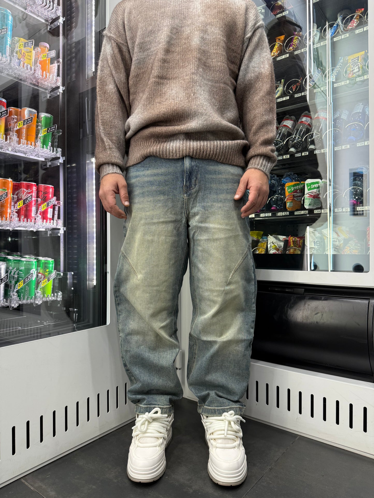 Jeans Ballon Sabbiato