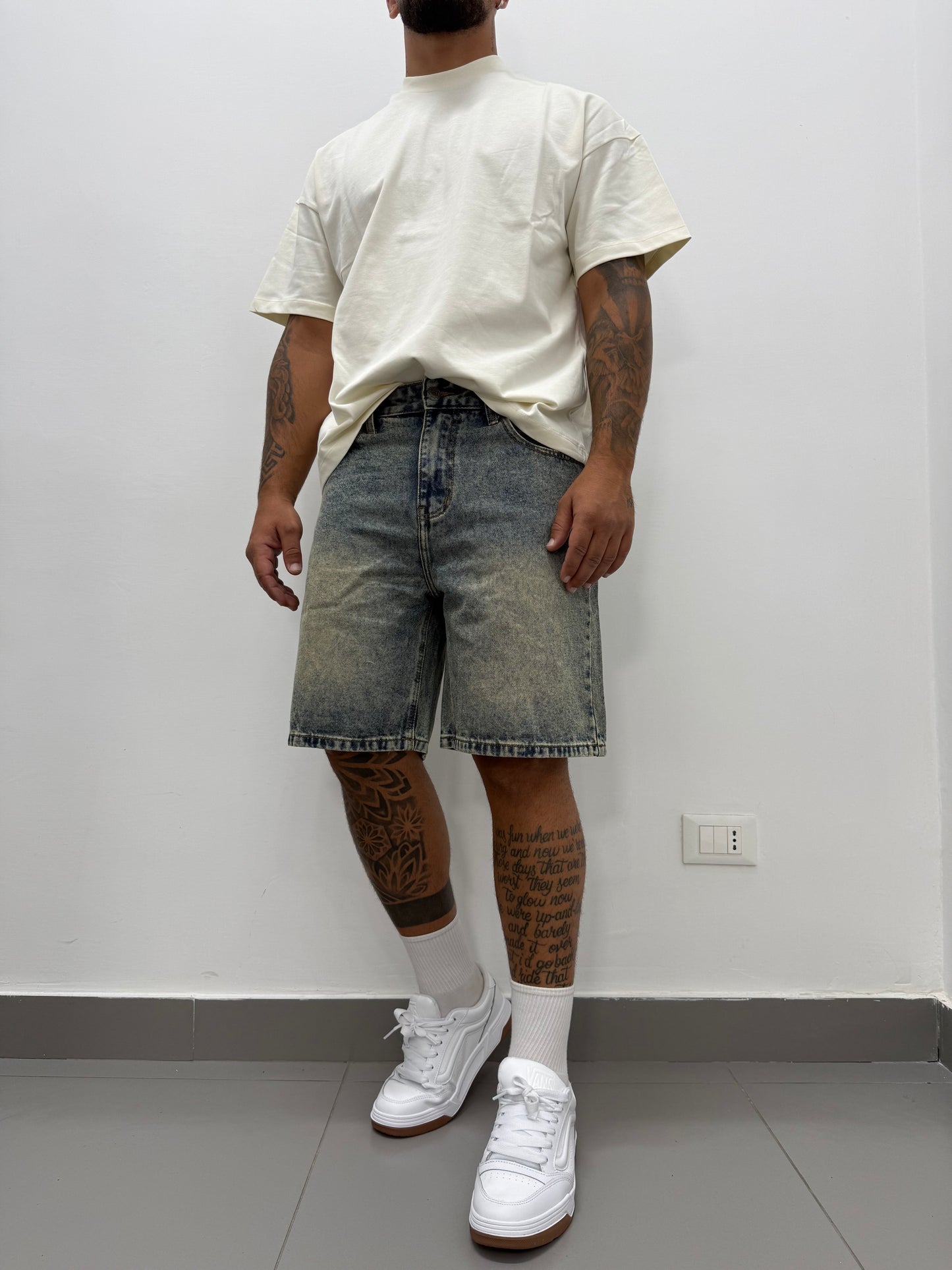 Bermuda "WEAR WASH" Sabbiato