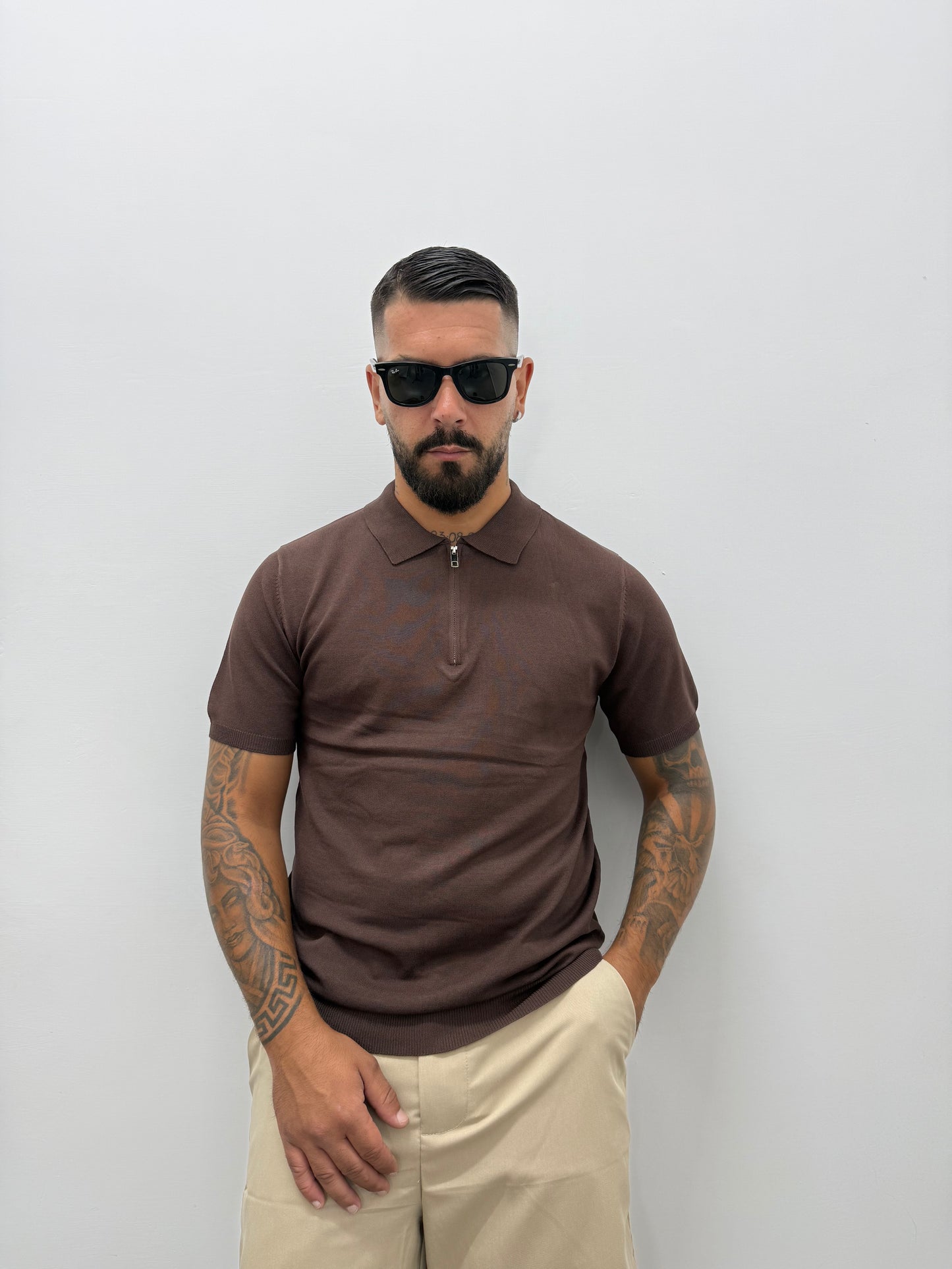Polo in filo "ZIP"
