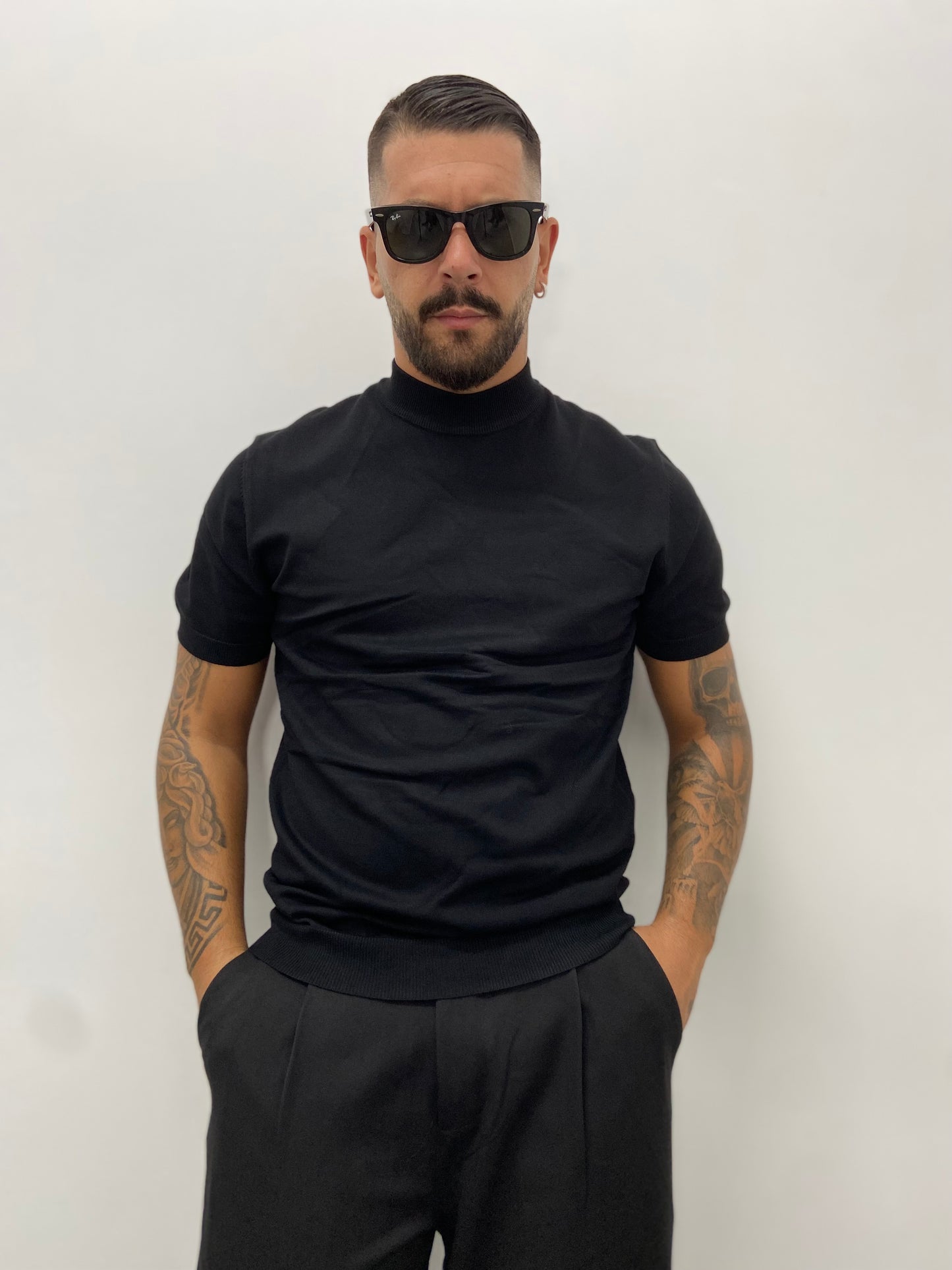 Maglia in Filo Mezzo Collo