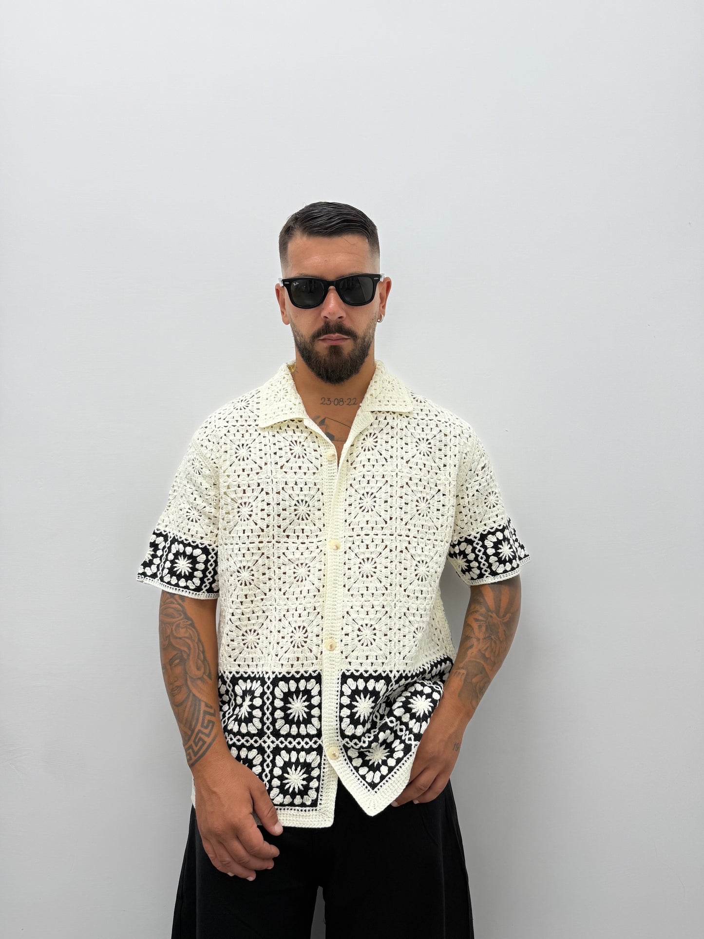 Camicia "CROCHET" Ricamo
