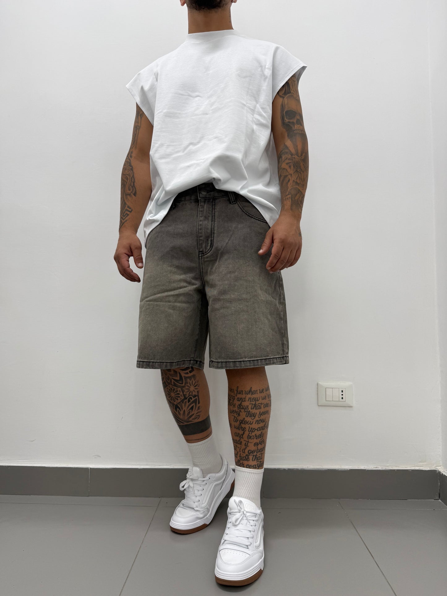 Bermuda "SABBIATO GREY" Denim