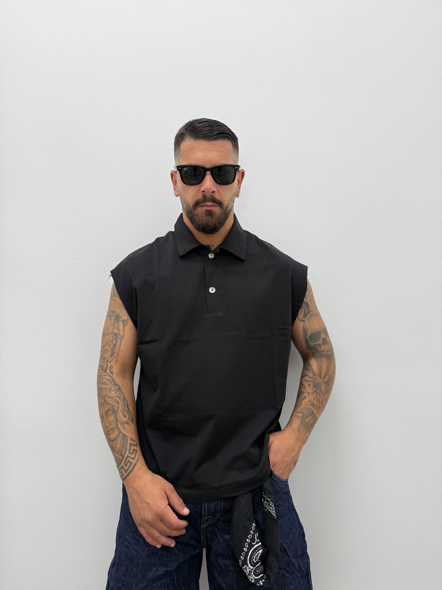 Polo "SMANICATA" Crop