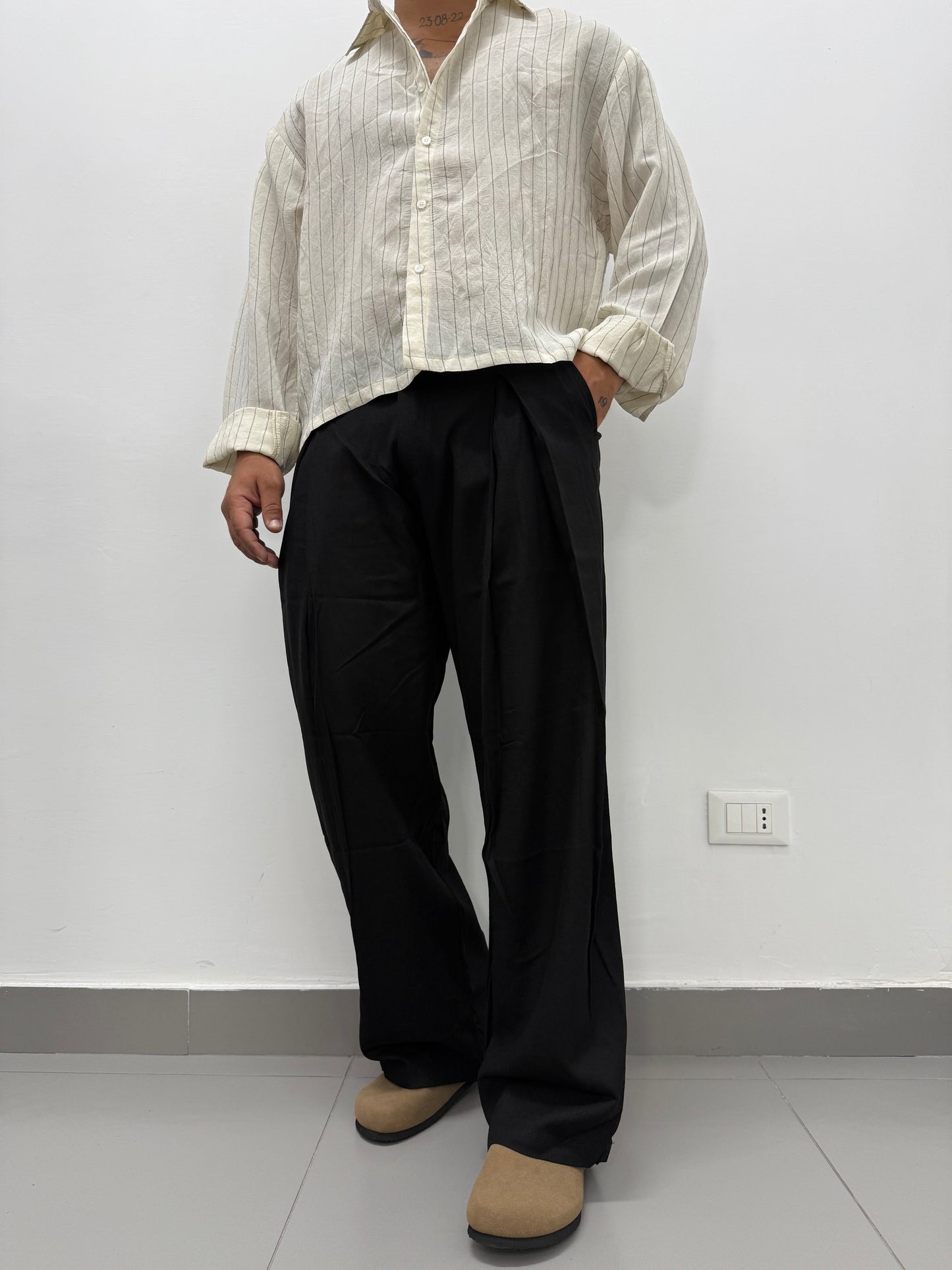 Pantalone "JAPAN" in Lino