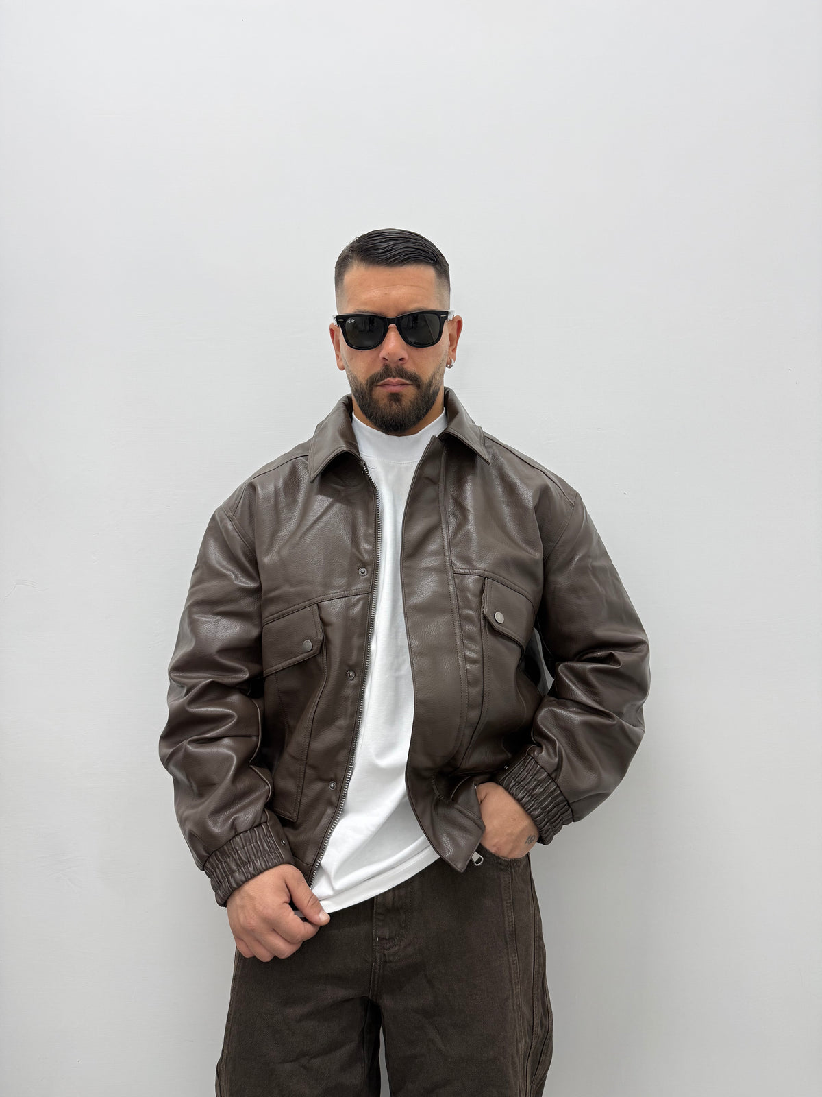 Jacket Aviator "ECOLEATHER"