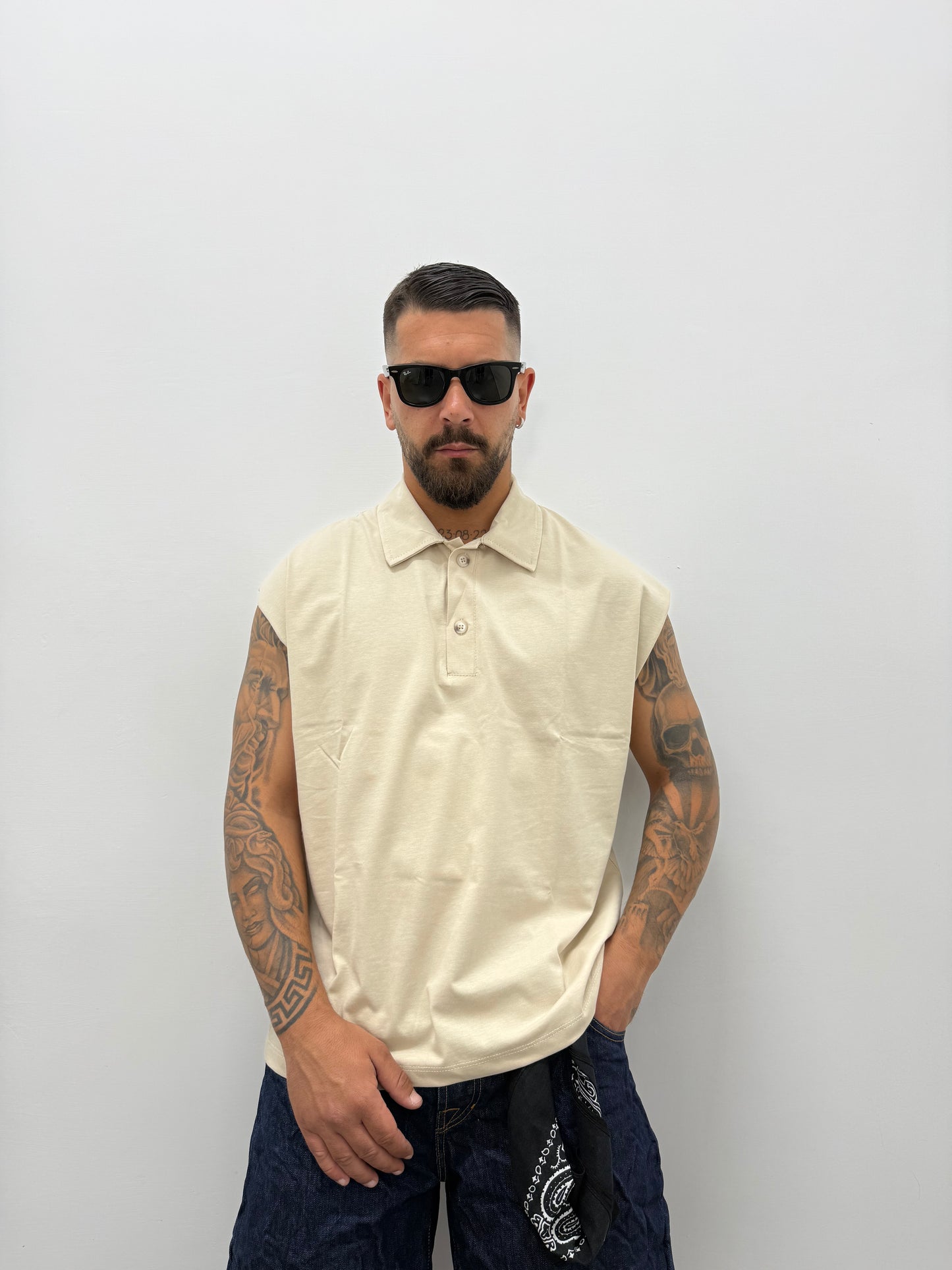 Polo "SMANICATA" Crop