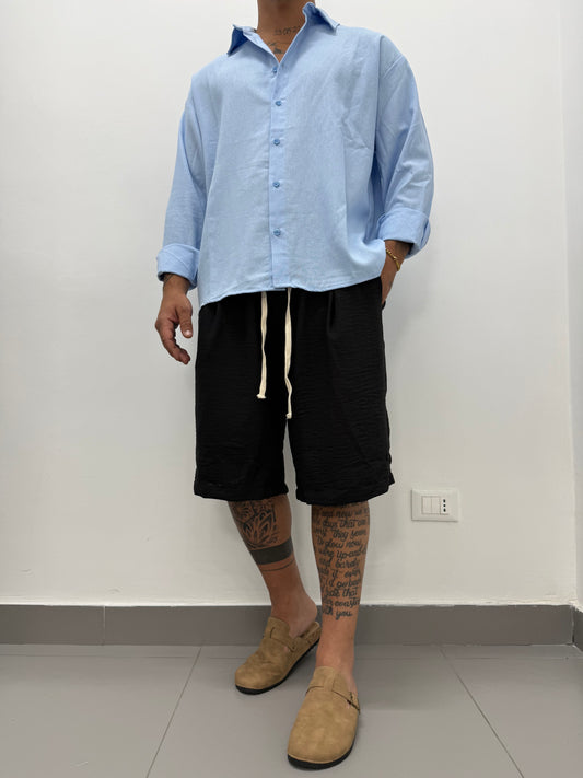 Bermuda "COMFORT" Misto Lino
