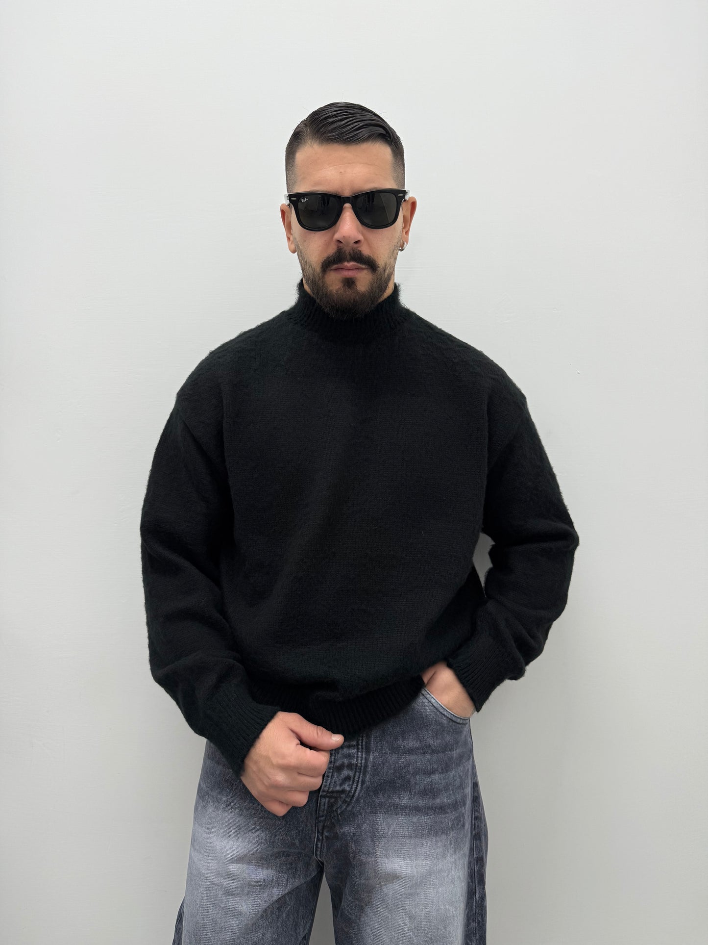 Pullover CROP "PELO"