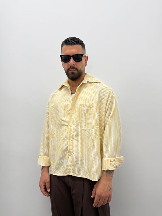 Camica Crop "SIDNEY" Rigata