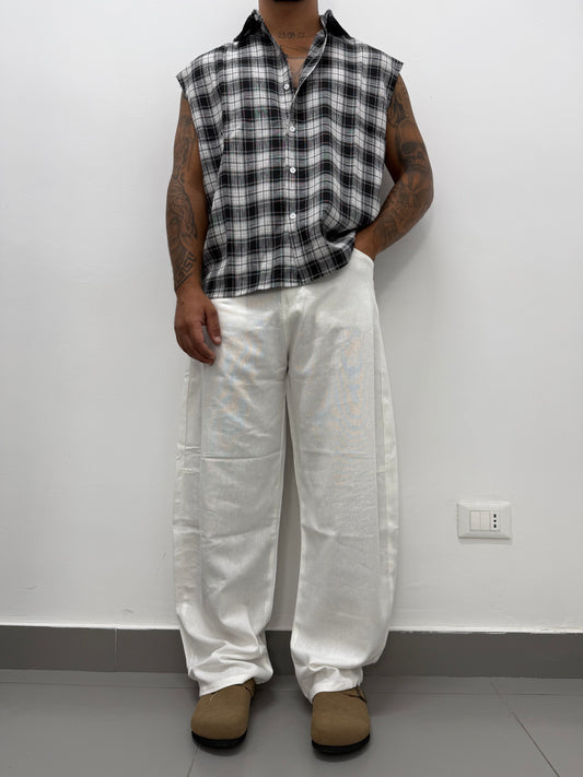 Pantalone "BALLON" in Lino