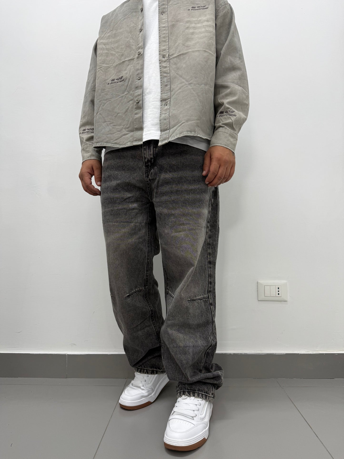 Jeans Baggy "STREET" Grey