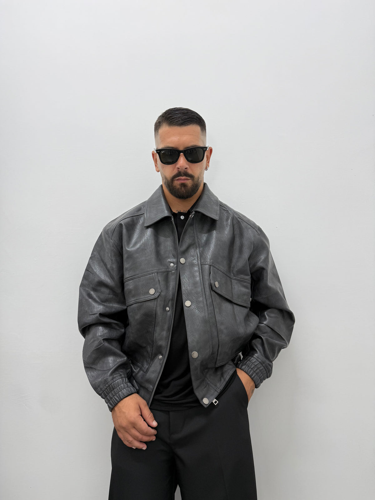 Jacket "VINTAGE EFFECT" Ecopelle