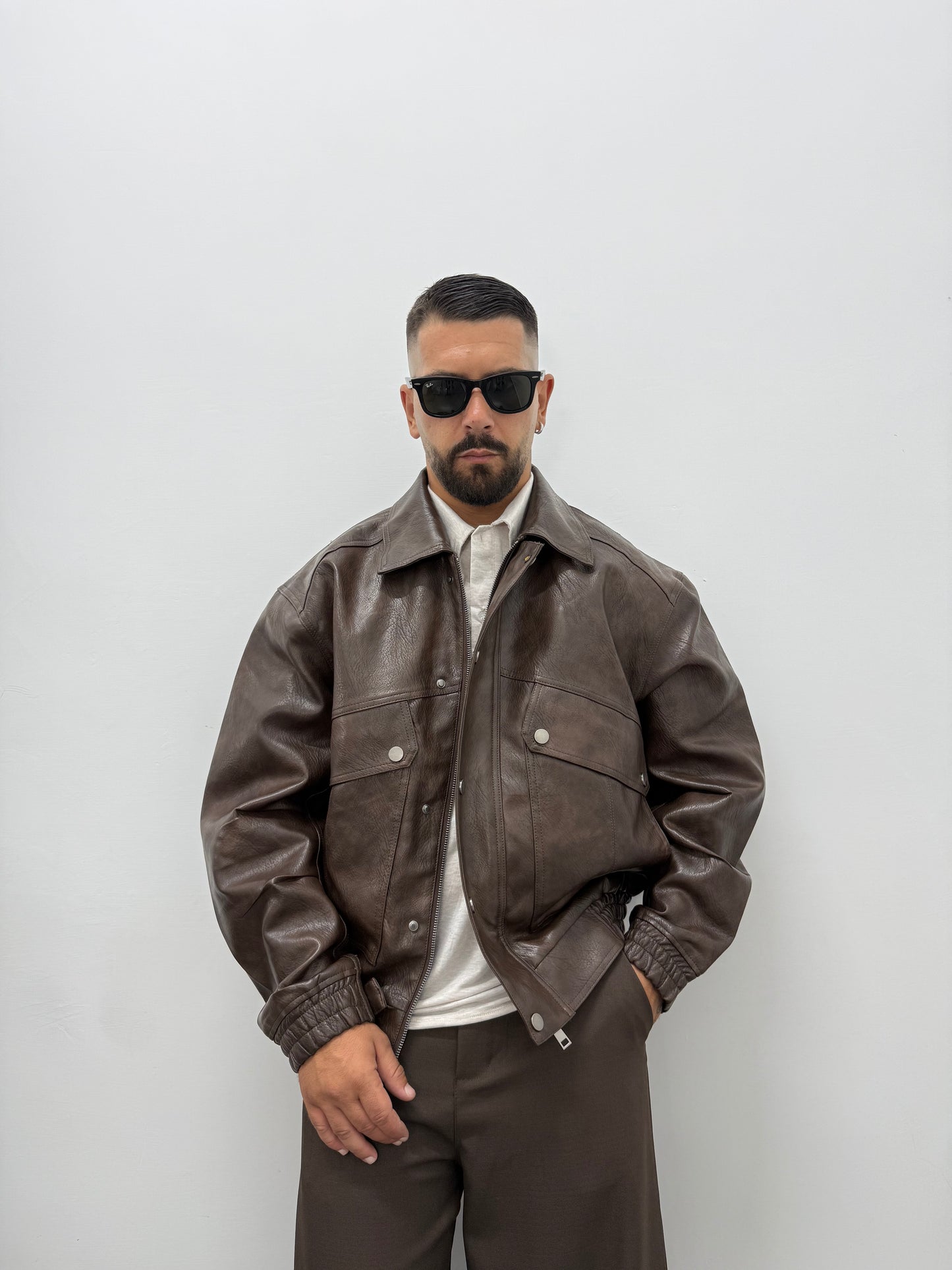 Jacket "VINTAGE EFFECT" Ecopelle