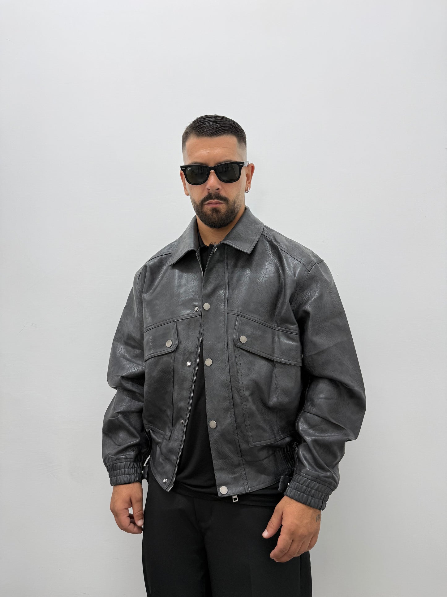 Jacket "VINTAGE EFFECT" Ecopelle
