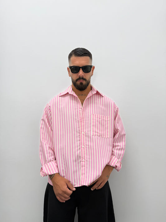 Camica Crop "SIDNEY" Rigata