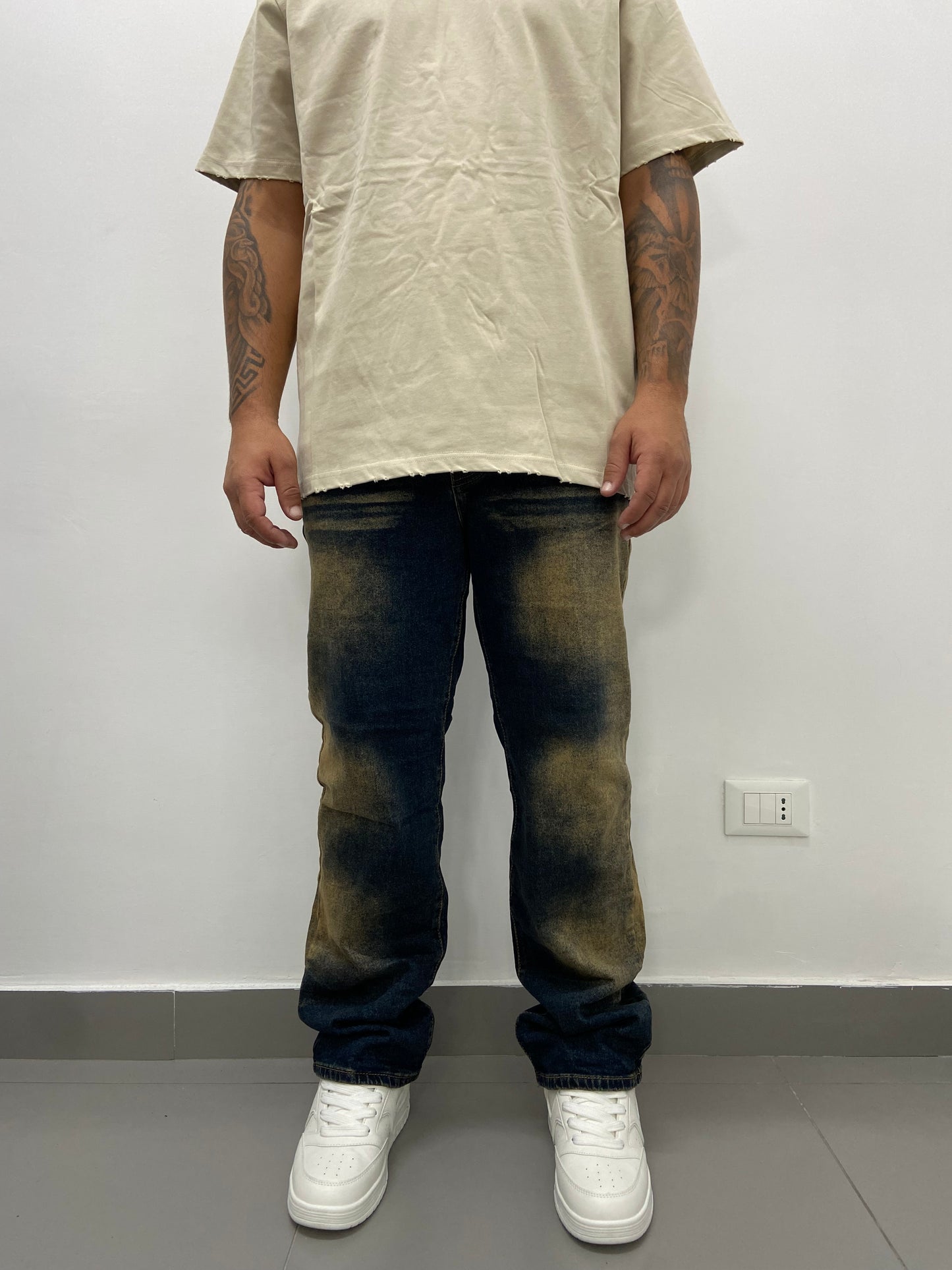 Baggy "SABBIATO" Bicolor
