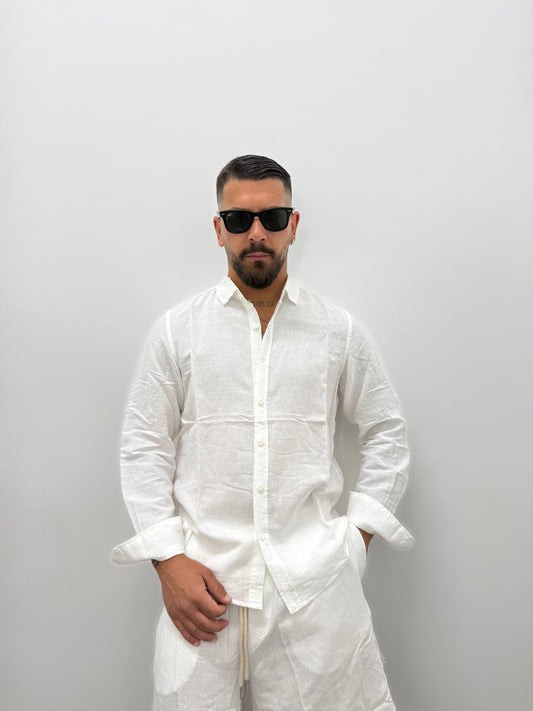 Camicia "OXFORD" In Lino