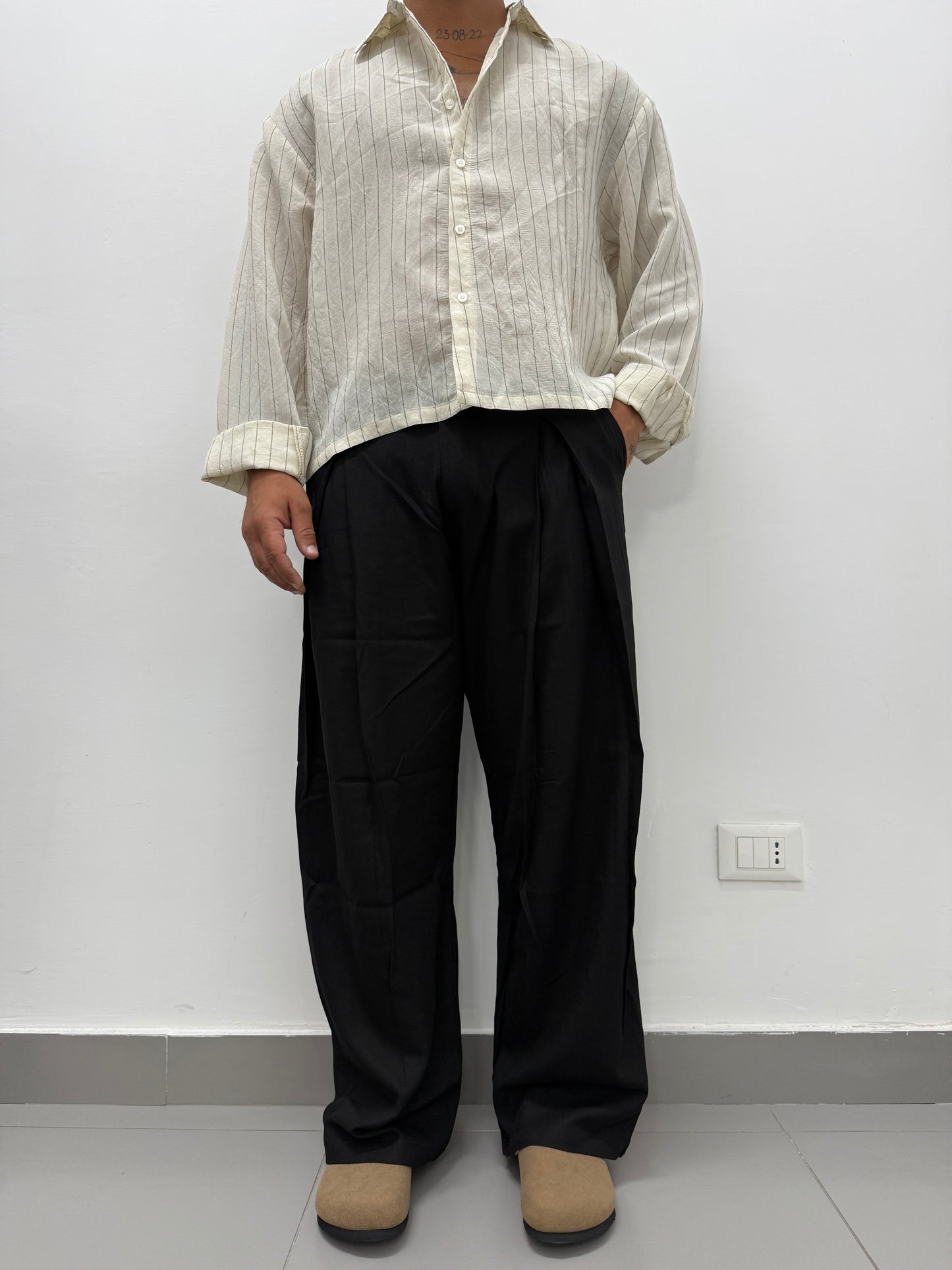 Pantalone "JAPAN" in Lino