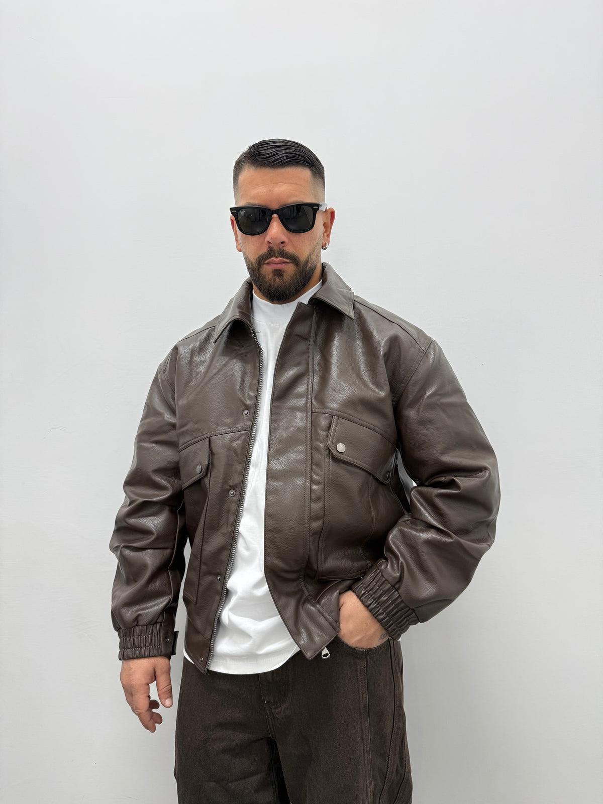 Jacket Aviator "ECOLEATHER"