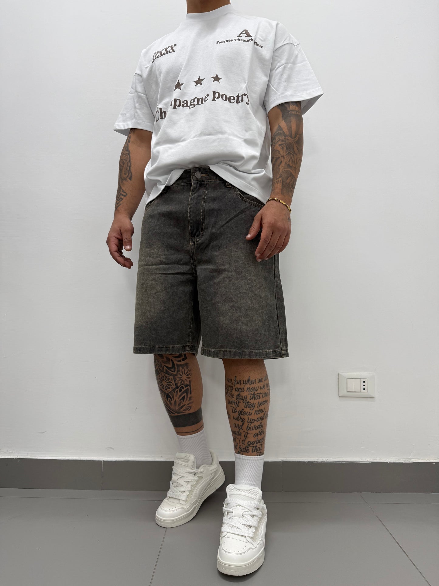Bermuda "SABBIATO GREY" Denim