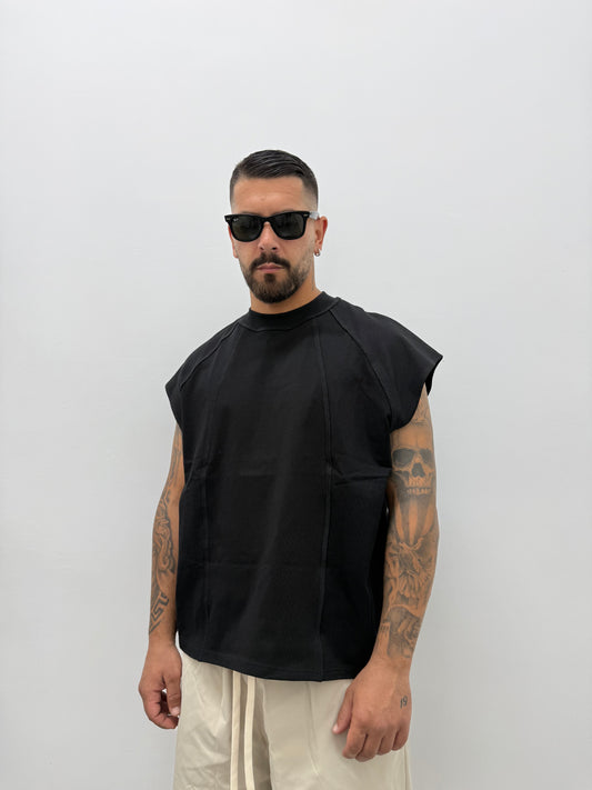 T-Shirt Smanicata "REVERSE" BLCKS