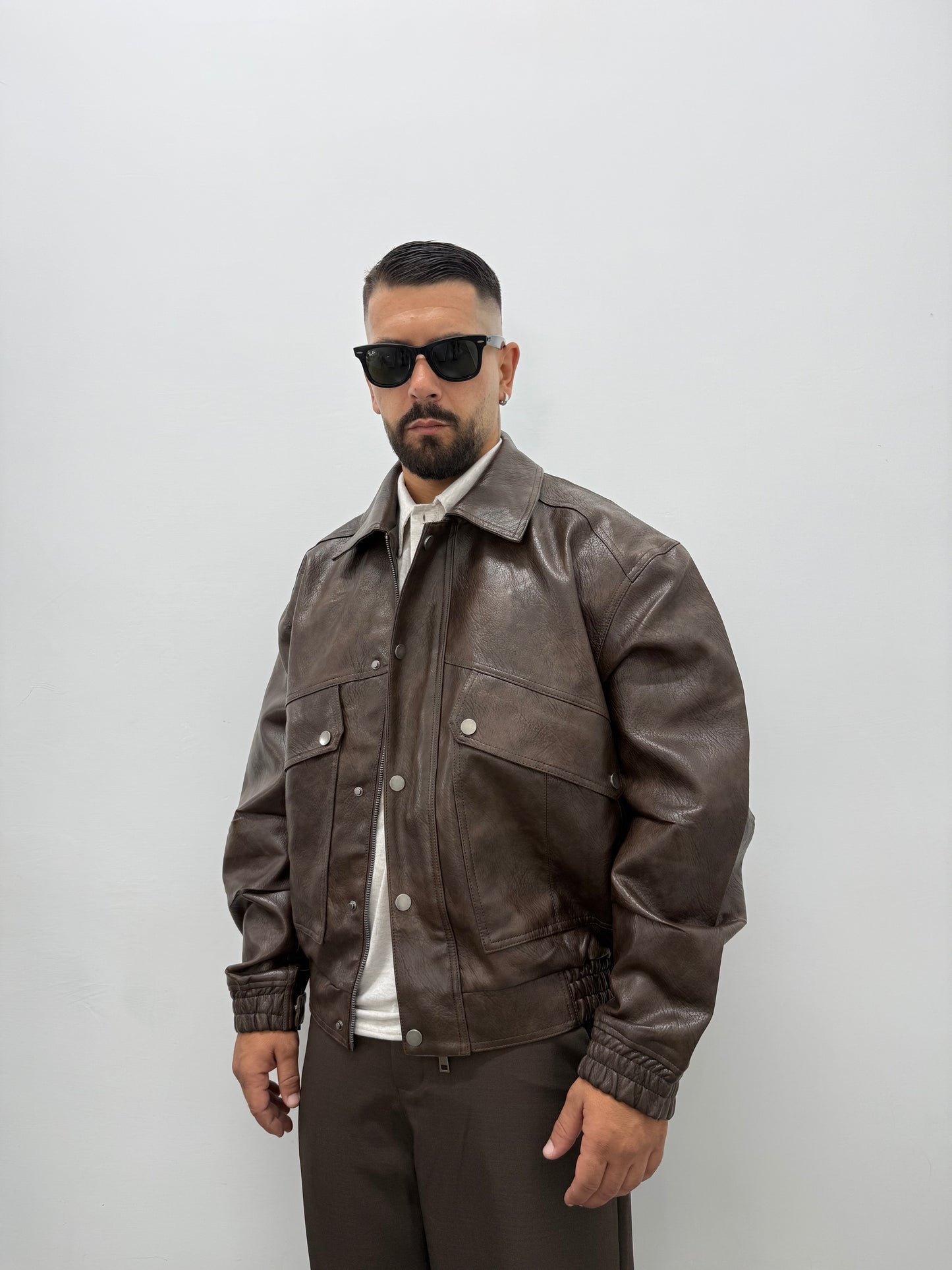 Jacket "VINTAGE EFFECT" Ecopelle