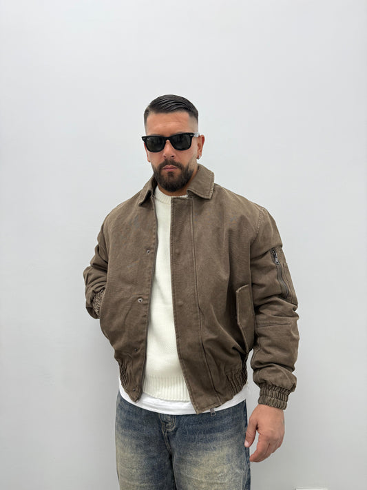 Bomber "WASHED" Denim