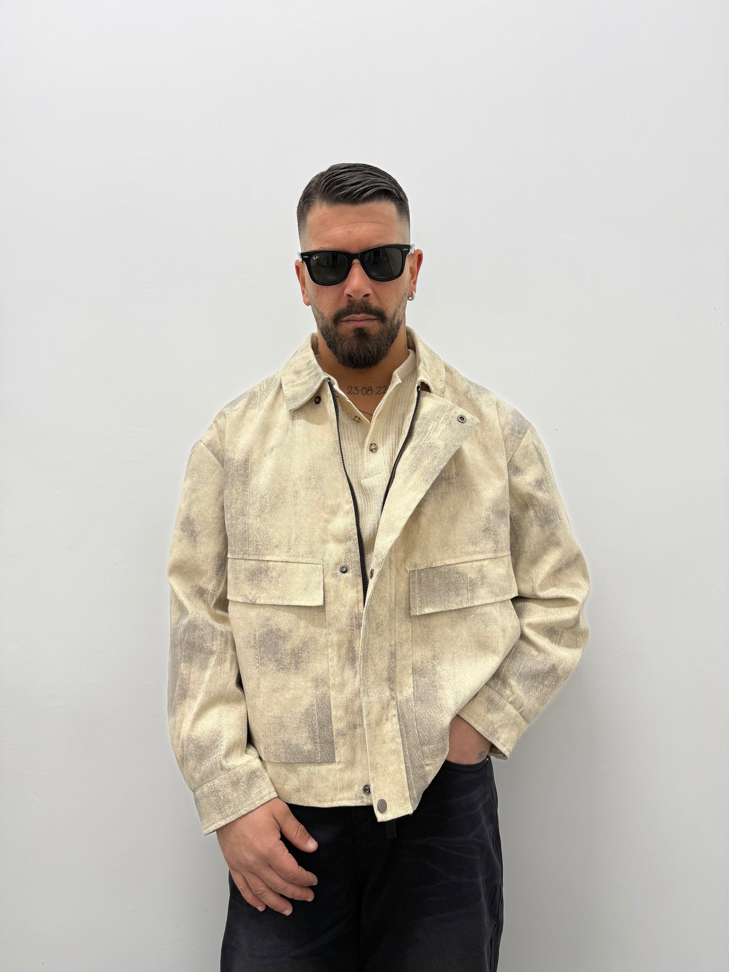 Jacket Denim "MARMORIZED"