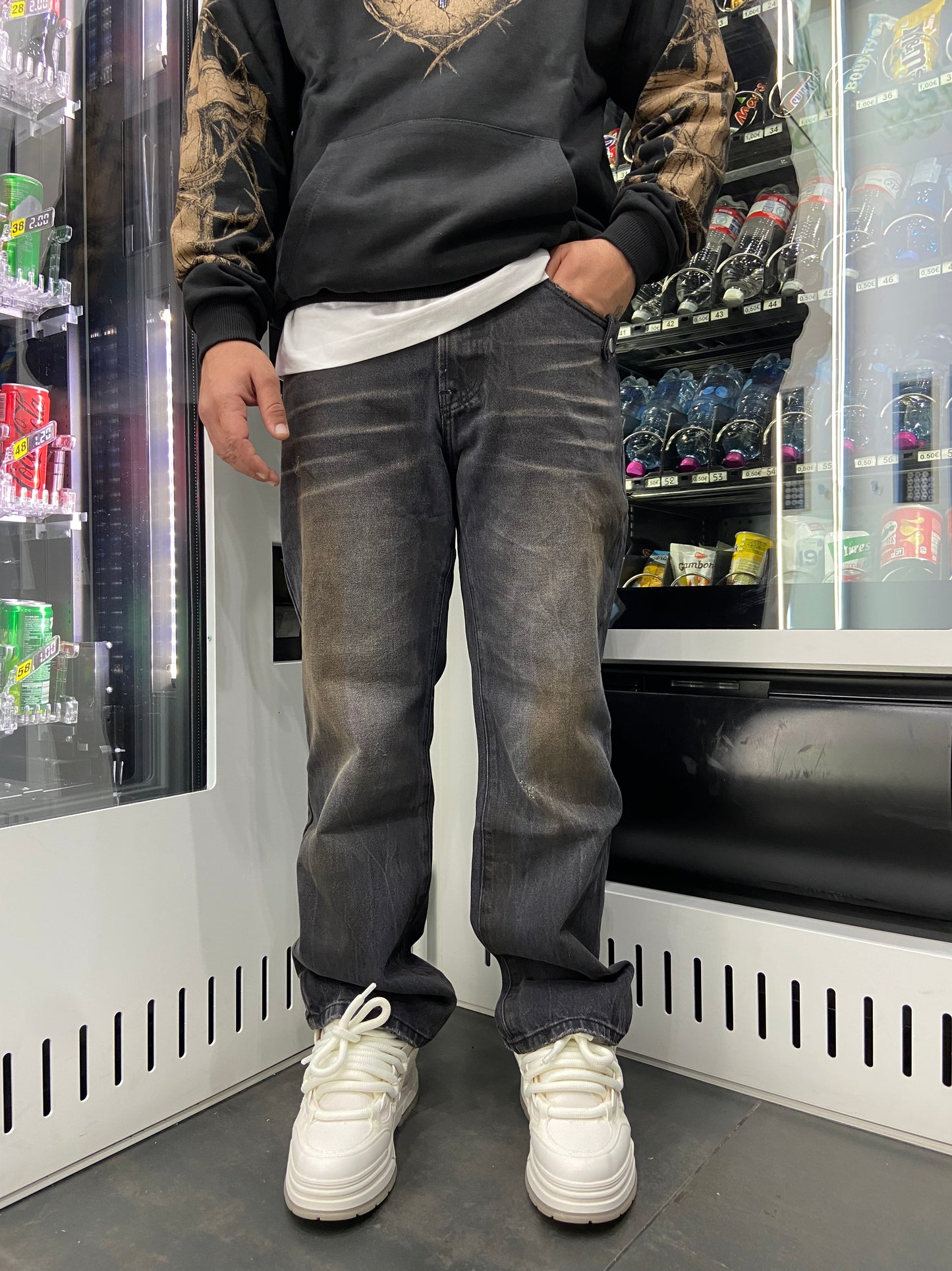 Baggy "WORK" Grey
