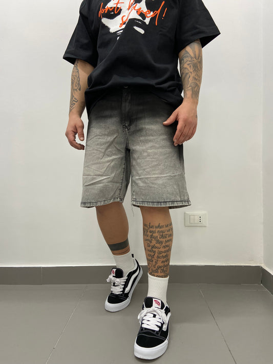 Shorts denim "DEGRADÉ" Grey