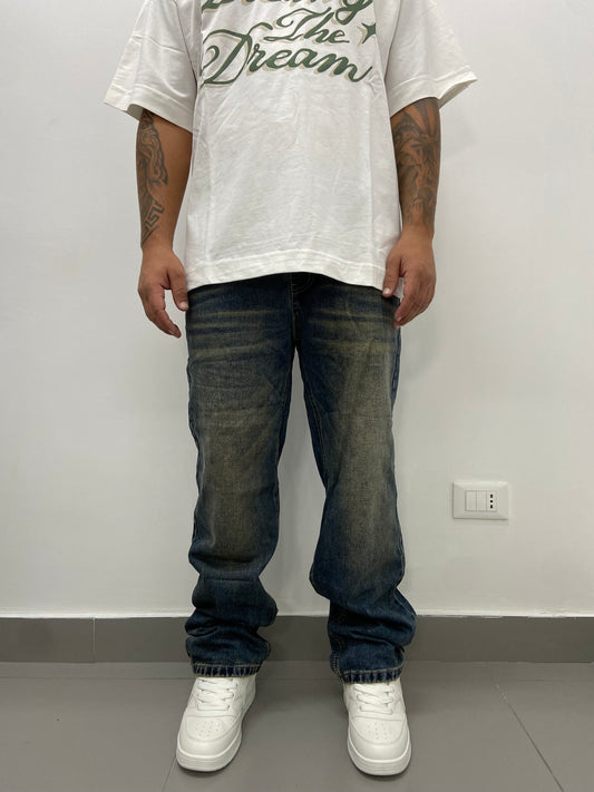Baggy "SABBIATO" Blu