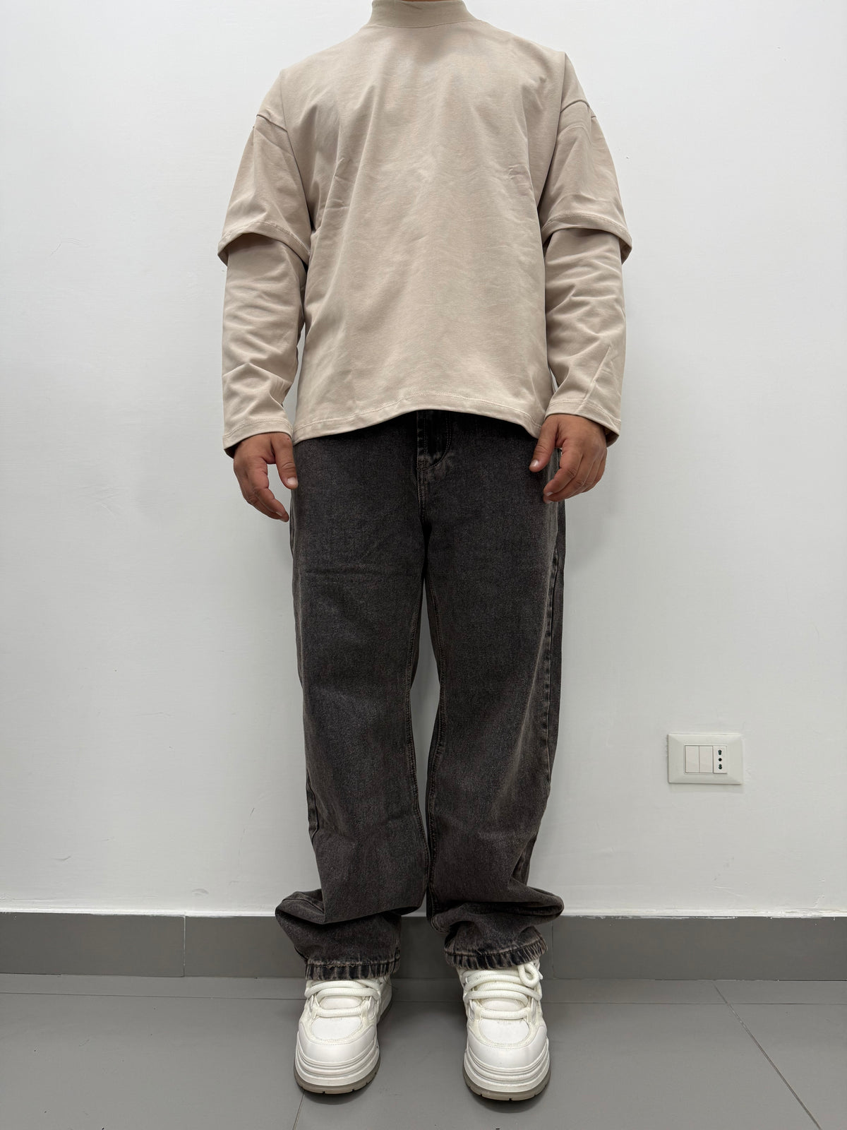 Baggy "WINE" Grey