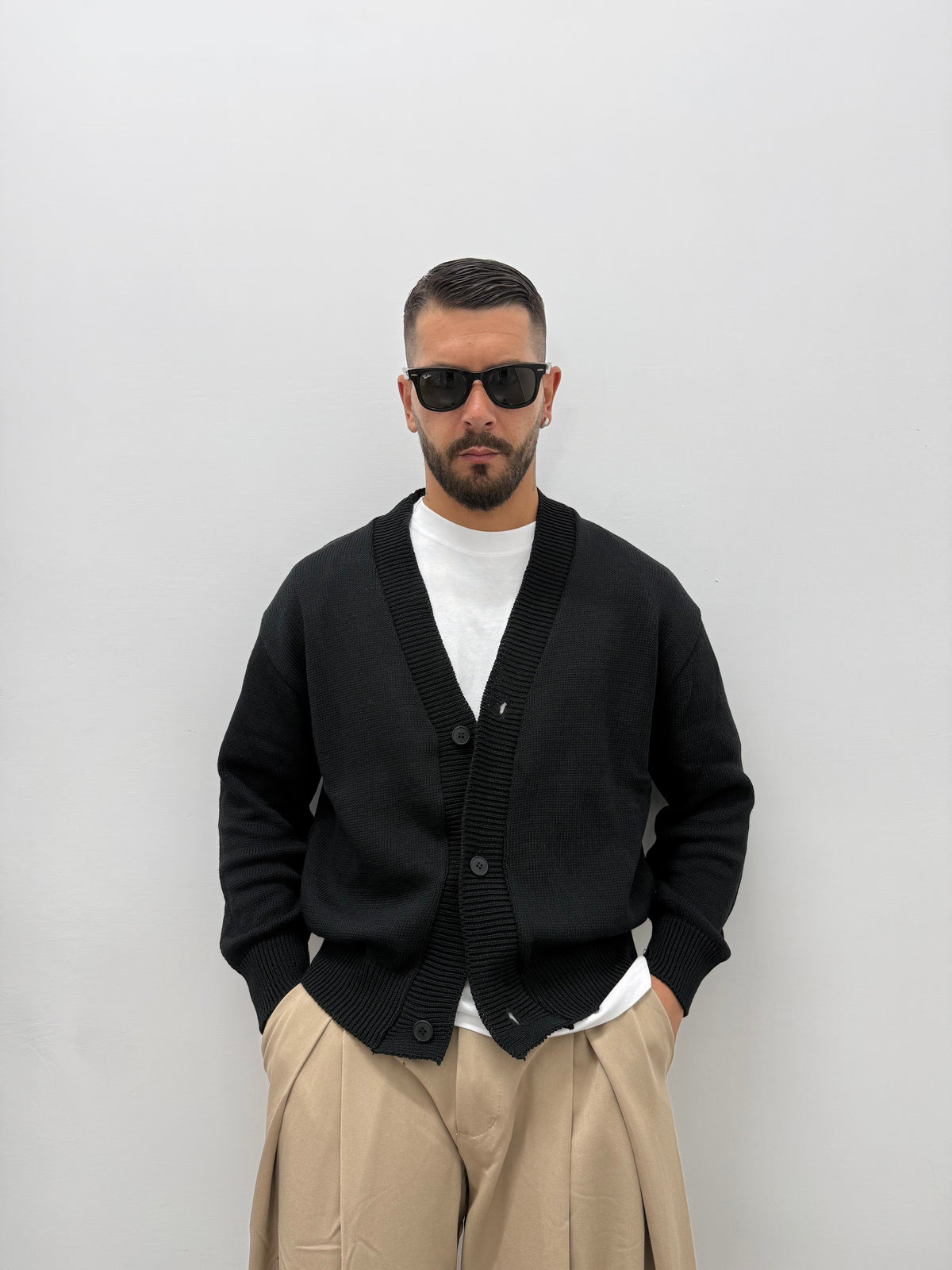 Cardigan "ARCHIIVE" Crop