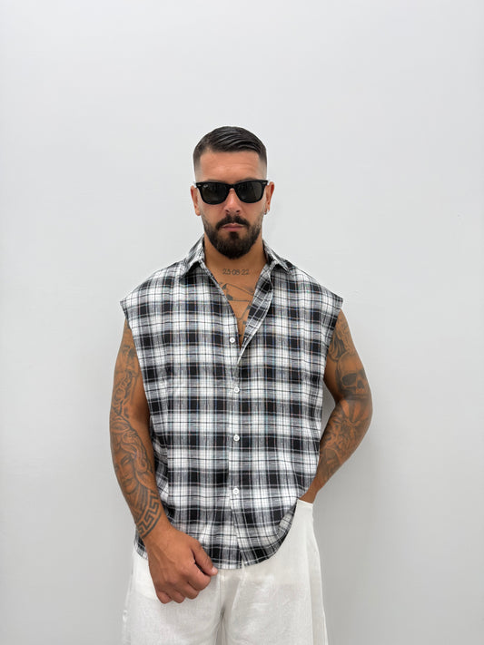 Camicia Smanicata "PAPER"