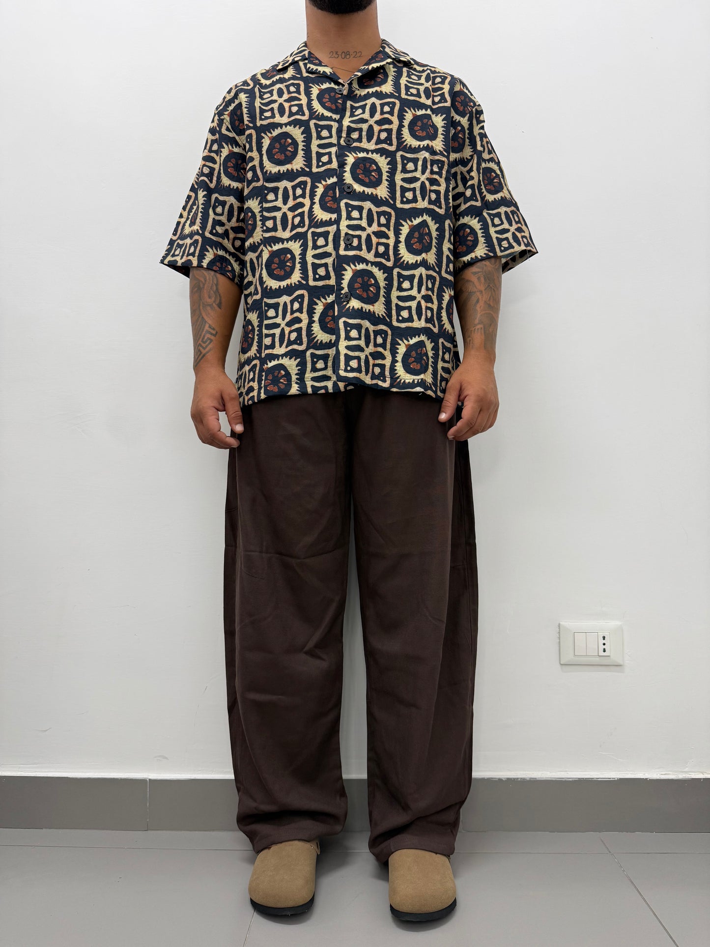 Pantalone "BALLON" in Lino