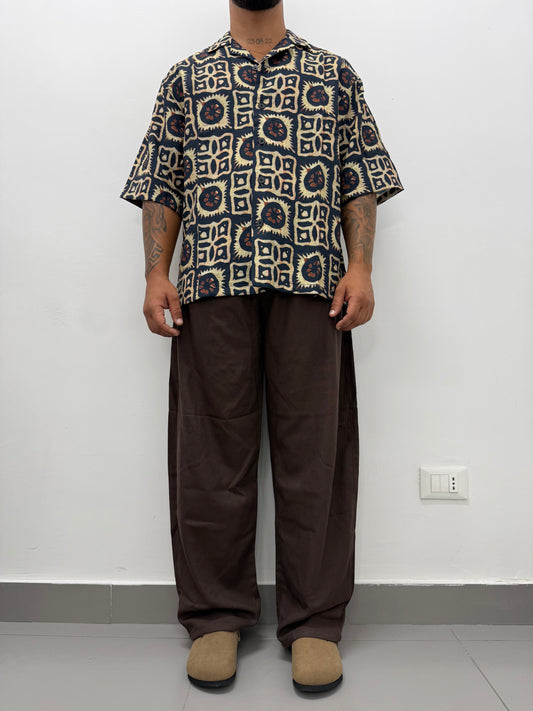 Pantalone "BALLON" in Lino