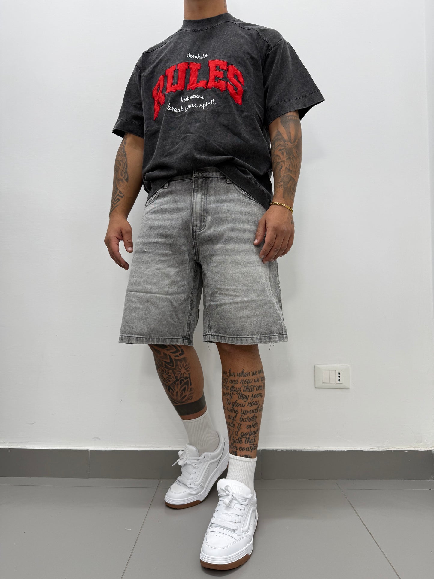 Bermuda "GREY ICE" Denim