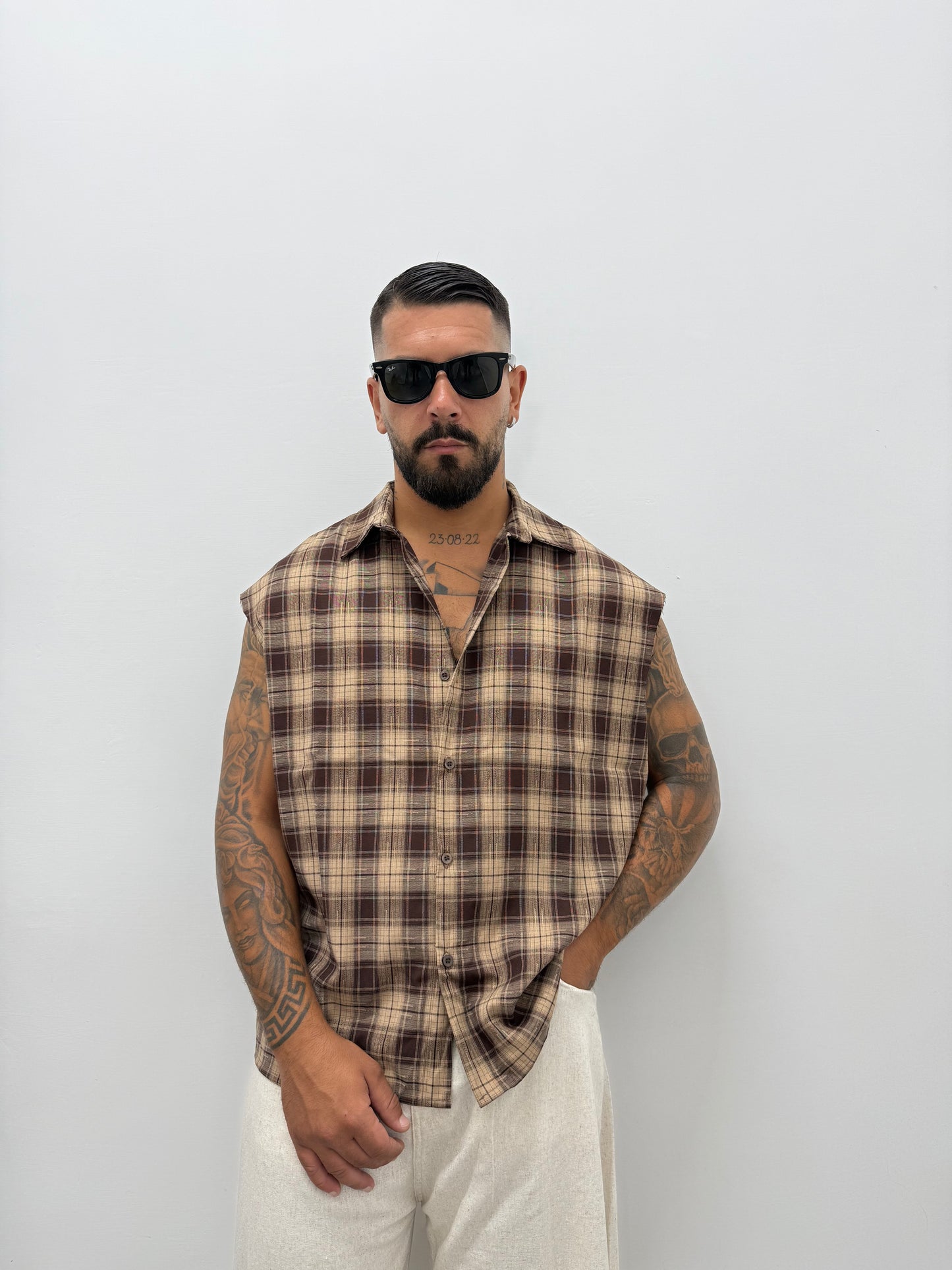 Camicia Smanicata "PAPER"