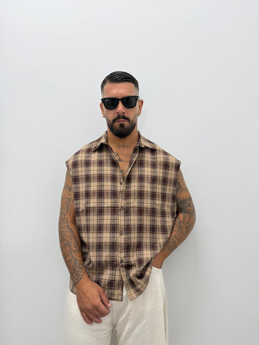 Camicia Smanicata "PAPER"