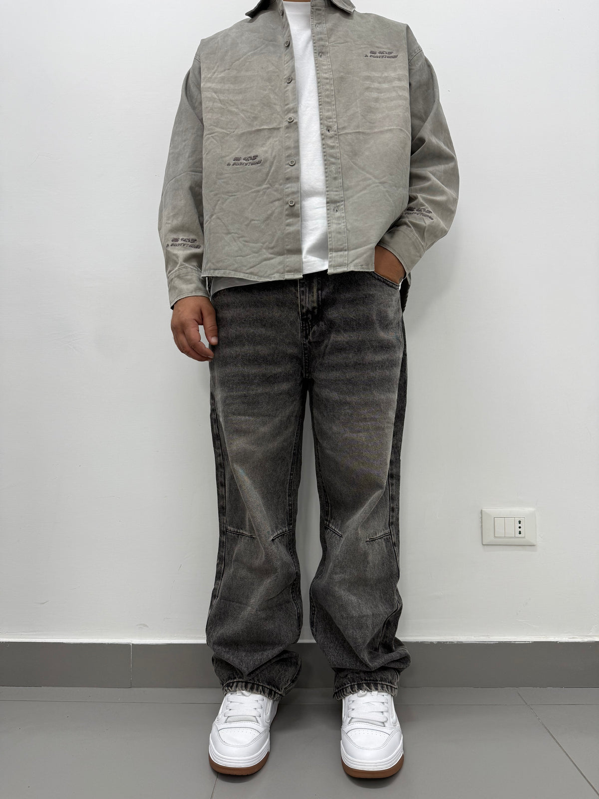 Jeans Baggy "STREET" Grey