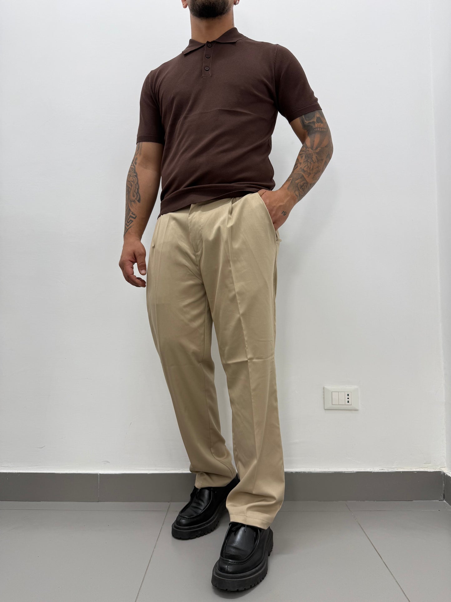 Pantalone "SMOKE" Fondo Ampio