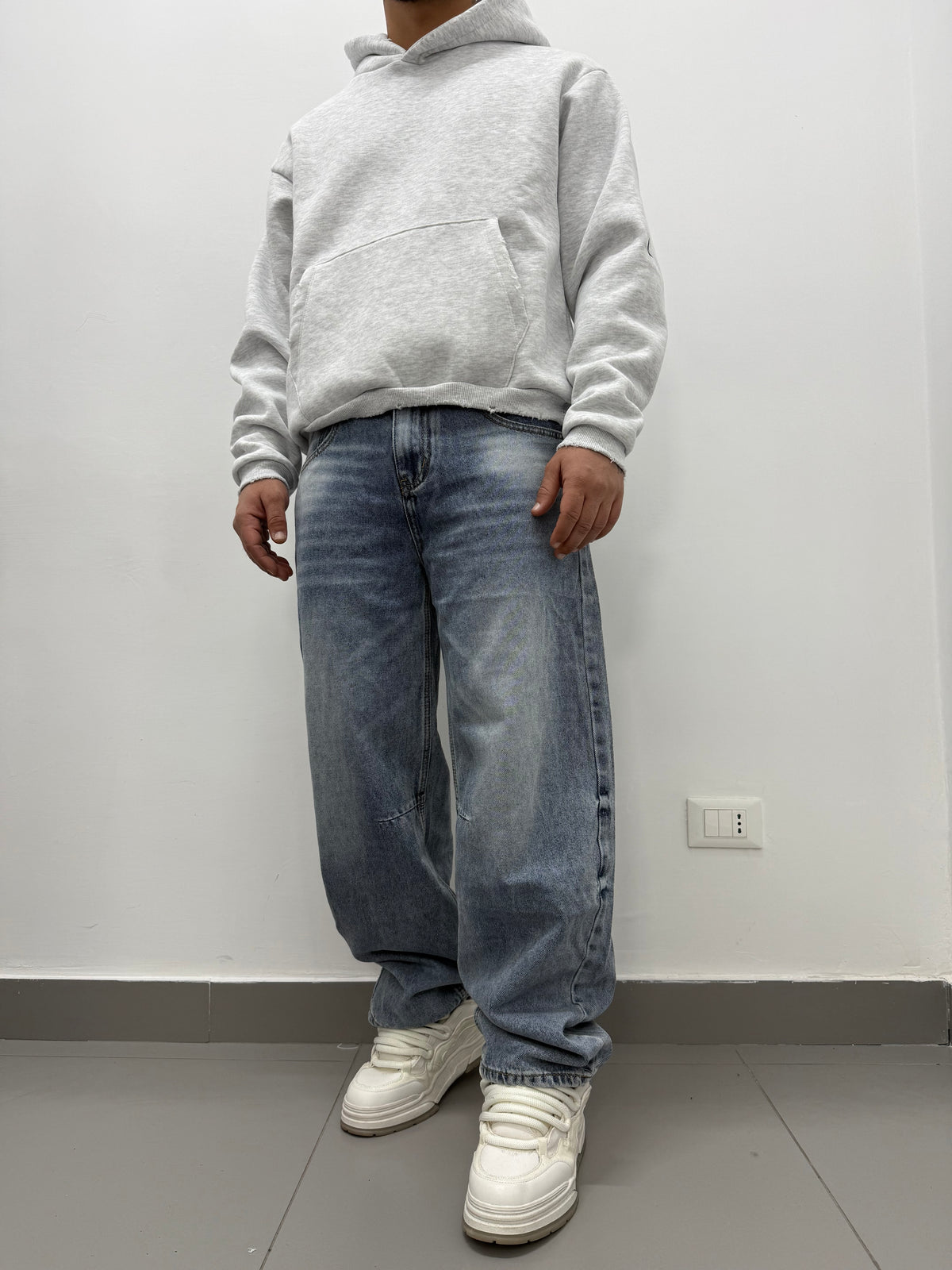 Baggy Denim "ICE" Chiaro