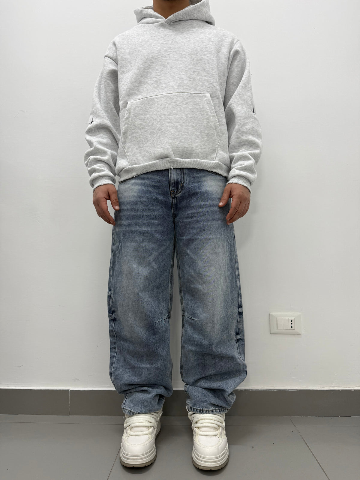 Baggy Denim "ICE" Chiaro